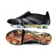 Adidas Predator Elite Tongue FG Black Gold And Silver Low Soccer Cleats For Men