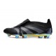 Adidas Predator Elite Tongue FG Black Gold And Silver Low Soccer Cleats For Men