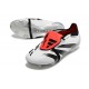 Adidas Predator Elite Tongue FG Black Red White And Silver Low Soccer Cleats For Men