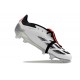 Adidas Predator Elite Tongue FG Black Red White And Silver Low Soccer Cleats For Men