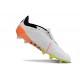 Adidas Predator Elite Tongue FG Black White Orange Low Soccer Cleats For Men