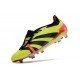 Adidas Predator Elite Tongue FG Black Yellow And Red Low Soccer Cleats For Men