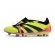 Adidas Predator Elite Tongue FG Black Yellow And Red Low Soccer Cleats For Men