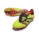 Adidas Predator Elite Tongue FG Black Yellow And Red Low Soccer Cleats For Men