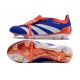 Adidas Predator Elite Tongue FG Deep Blue Orange And White Low Soccer Cleats For Men