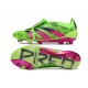 Adidas Predator Elite Tongue FG Green Peach Deep Blue Low Soccer Cleats For Men