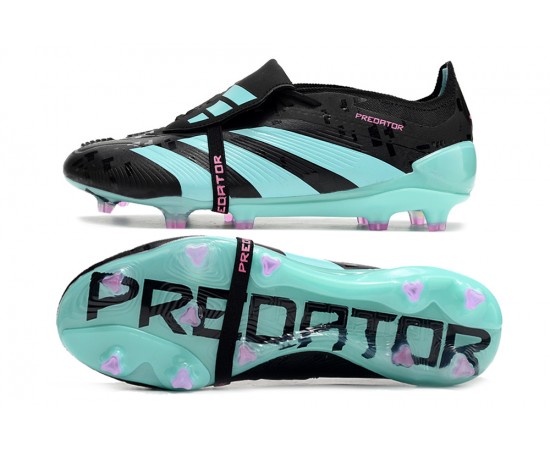 Adidas Predator Elite Tongue FG Ltblue And Black PinkLow Soccer Cleats For Men