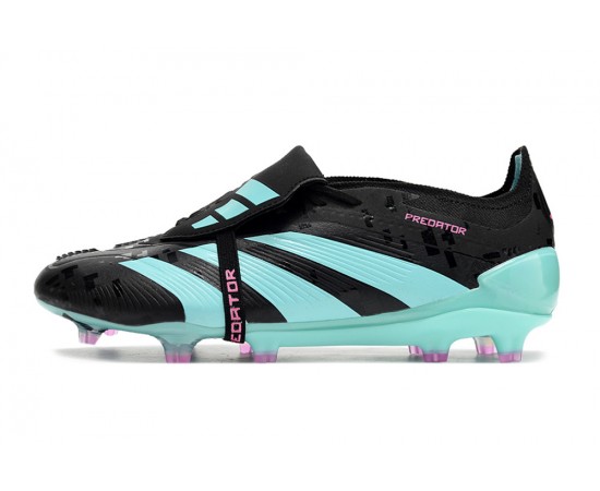 Adidas Predator Elite Tongue FG Ltblue And Black PinkLow Soccer Cleats For Men