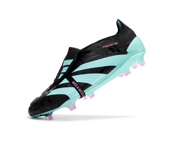 Adidas Predator Elite Tongue FG Ltblue And Black PinkLow Soccer Cleats For Men