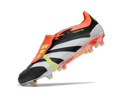 Adidas Predator Elite Tongue FG Orange White Yellow Low Soccer Cleats For Men