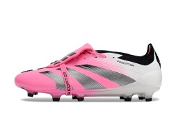 Adidas Predator Elite Tongue FG Pink Black And White Soccer Cleats For Men