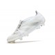 Adidas Predator Elite Tongue FG White And Grey Low Soccer Cleats For Men