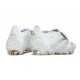 Adidas Predator Elite Tongue FG White And Grey Low Soccer Cleats For Men