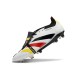 Adidas Predator Elite Tongue FG White Black Red Yellow Low Soccer Cleats For Men