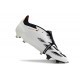 Adidas Predator Elite Tongue FG White Black Red Yellow Low Soccer Cleats For Men