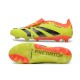 Adidas Predator Elite Tongue FG Yellow Black And Orange Low Soccer Cleats For Men