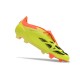 Adidas Predator Elite Tongue FG Yellow Black And Orange Low Soccer Cleats For Men