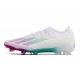 Adidas X 23 Crazyfast.1 FG  Soccer Cleats Beige White Purple For Men