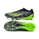 Adidas X Crazyfast.1 Laceless FG Low Soccer Cleats Black Green For Men