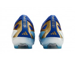 Adidas X Crazyfast.1 Messi FG Boost Soccer Cleats White Blue Deep Blue For Men And Women 