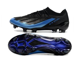 Adidas X Crazyfast1 SG Black Blue Low Soccer Cleats For Men