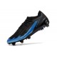 Adidas X Crazyfast1 SG Black Blue Low Soccer Cleats For Men