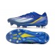 Adidas X Crazyfast1 SG Blue Ltblue Yellow Silver Soccer Cleats For Men