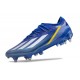 Adidas X Crazyfast1 SG Blue Ltblue Yellow Silver Soccer Cleats For Men