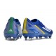 Adidas X Crazyfast1 SG Blue Ltblue Yellow Silver Soccer Cleats For Men