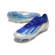 Adidas X Crazyfast1 SG Deep Blue Gold Ltblue White Low Soccer Cleats For Men