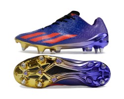 Adidas X Crazyfast1 SG Deep Blue Orange Black Low Soccer Cleats For Men