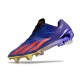 Adidas X Crazyfast1 SG Deep Blue Orange Black Low Soccer Cleats For Men