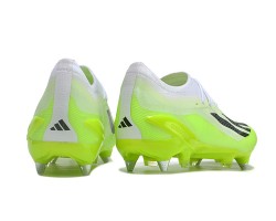 Adidas X Crazyfast1 SG Green White Black Low Soccer Cleats For Men