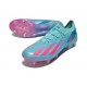 Adidas X Crazyfast1 SG Ltblue Pink Low Soccer Cleats For Men