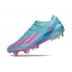 Adidas X Crazyfast1 SG Ltblue Pink Low Soccer Cleats For Men