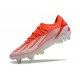 Adidas X Crazyfast1 SG Silver Orange Yellow Low Soccer Cleats For Men