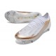 Adidas X Crazyfast1 SG White Gold Silver Low Soccer Cleats For Men