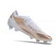 Adidas X Crazyfast1 SG White Gold Silver Low Soccer Cleats For Men