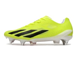 Adidas X Crazyfast1 SG Yellow Black Orange Low Soccer Cleats For Men