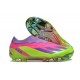 Adidas x23crazyfast.1 FG Low Soccer Cleats Pink Purple Green For Men And Women