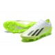 Adidas x23crazyfast.1 FG Low Soccer Cleats White Black Green For Men