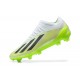 Adidas x23crazyfast.1 FG Low Soccer Cleats White Black Green For Men