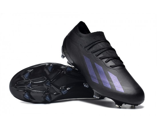 Adidas x23crazyfast.1 FG Soccer Cleats All Black For Men And Women