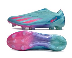 Adidas x23crazyfast.1 FG Soccer Cleats Pink Ltblue For Men And Women