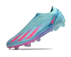 Adidas x23crazyfast.1 FG Soccer Cleats Pink Ltblue For Men And Women