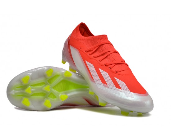 Adidas x23crazyfast.1 FG Soccer Cleats Red Grey For Men And Women