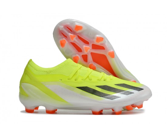 Adidas x23crazyfast.1 FG Soccer Cleats Yellow Black Orange For Men And Women