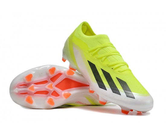 Adidas x23crazyfast.1 FG Soccer Cleats Yellow Black Orange For Men And Women