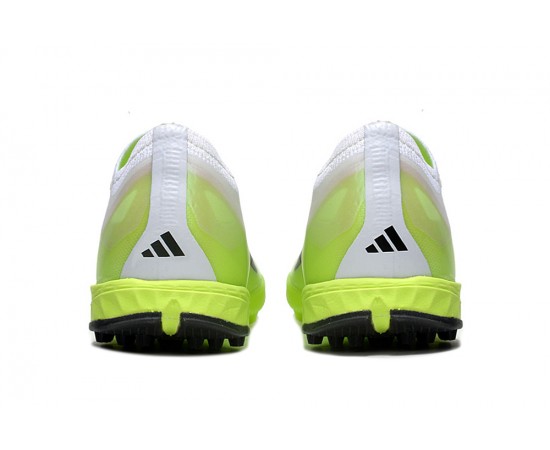 Adidas x23crazyfast.1 Laceless TF Low Soccer Cleats White Black Green For Men