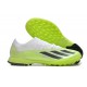 Adidas x23crazyfast.1 Laceless TF Low Soccer Cleats White Black Green For Men